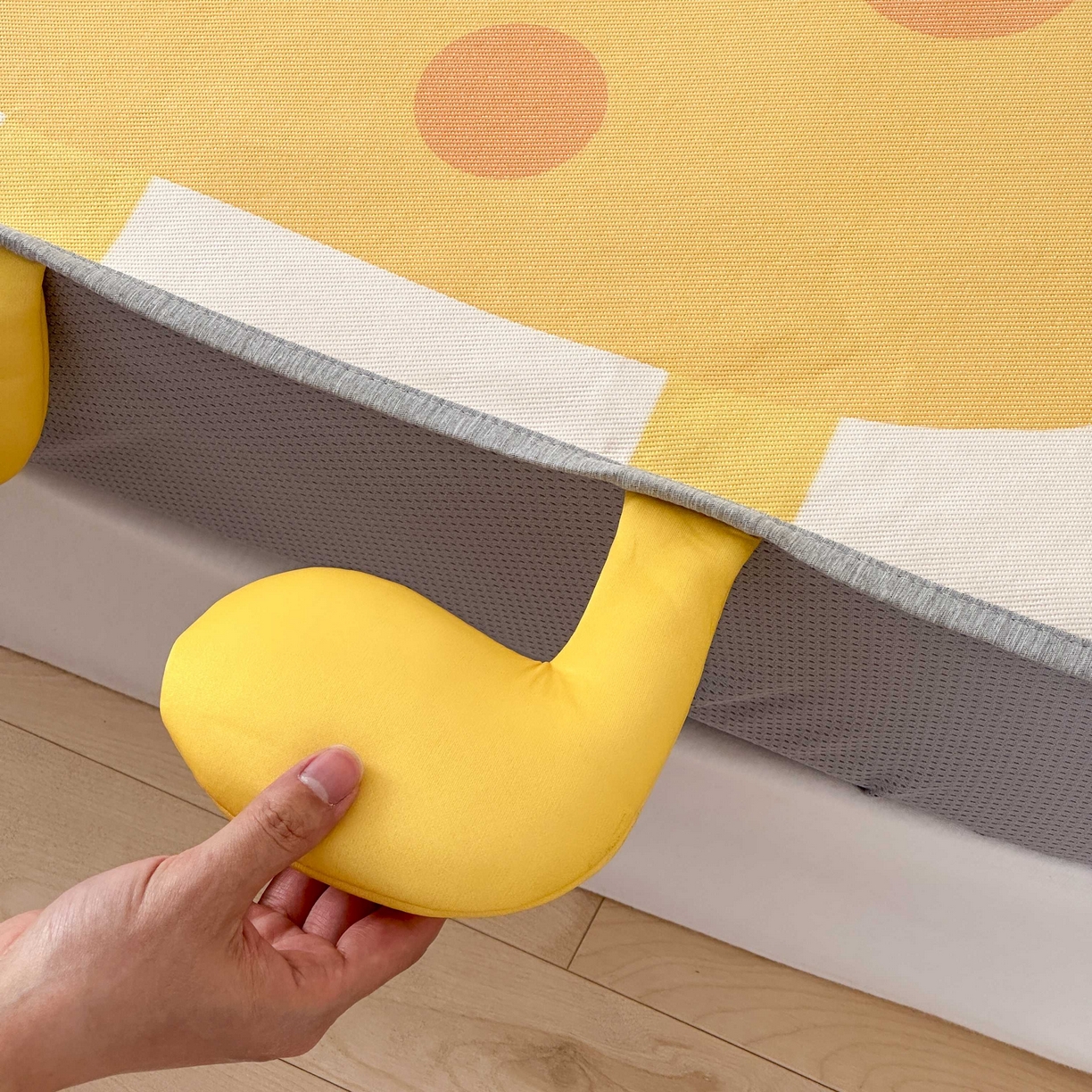 91家纺网 家纺一手货源 找家纺 觅糖家纺 2025春夏新款大版异形卡通凉席席子 奶酪芝士