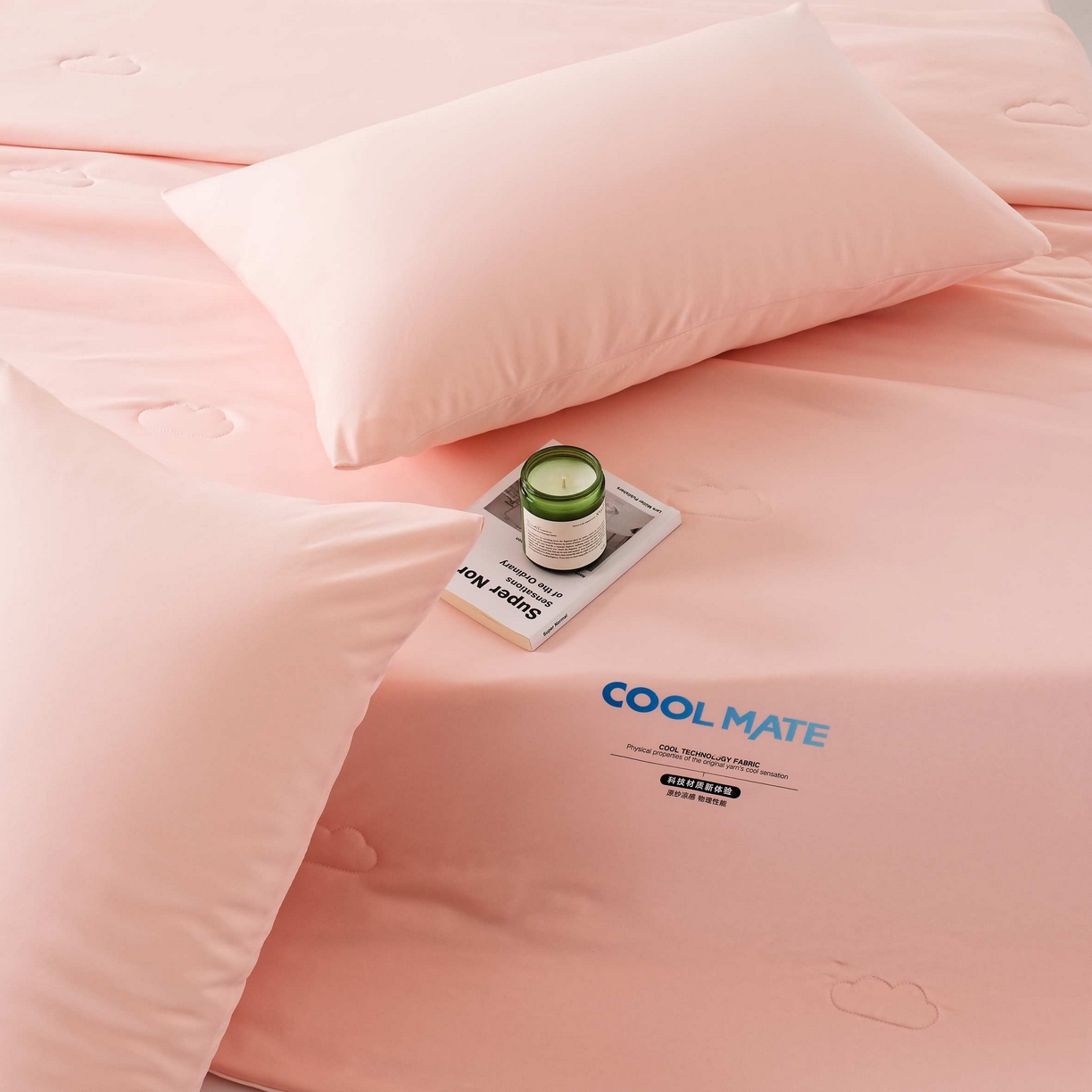 91家纺网 家纺一手货源 找家纺 LADYCOCO可可家居 2025新款PE冰锦丝语夏凉被 清凉粉