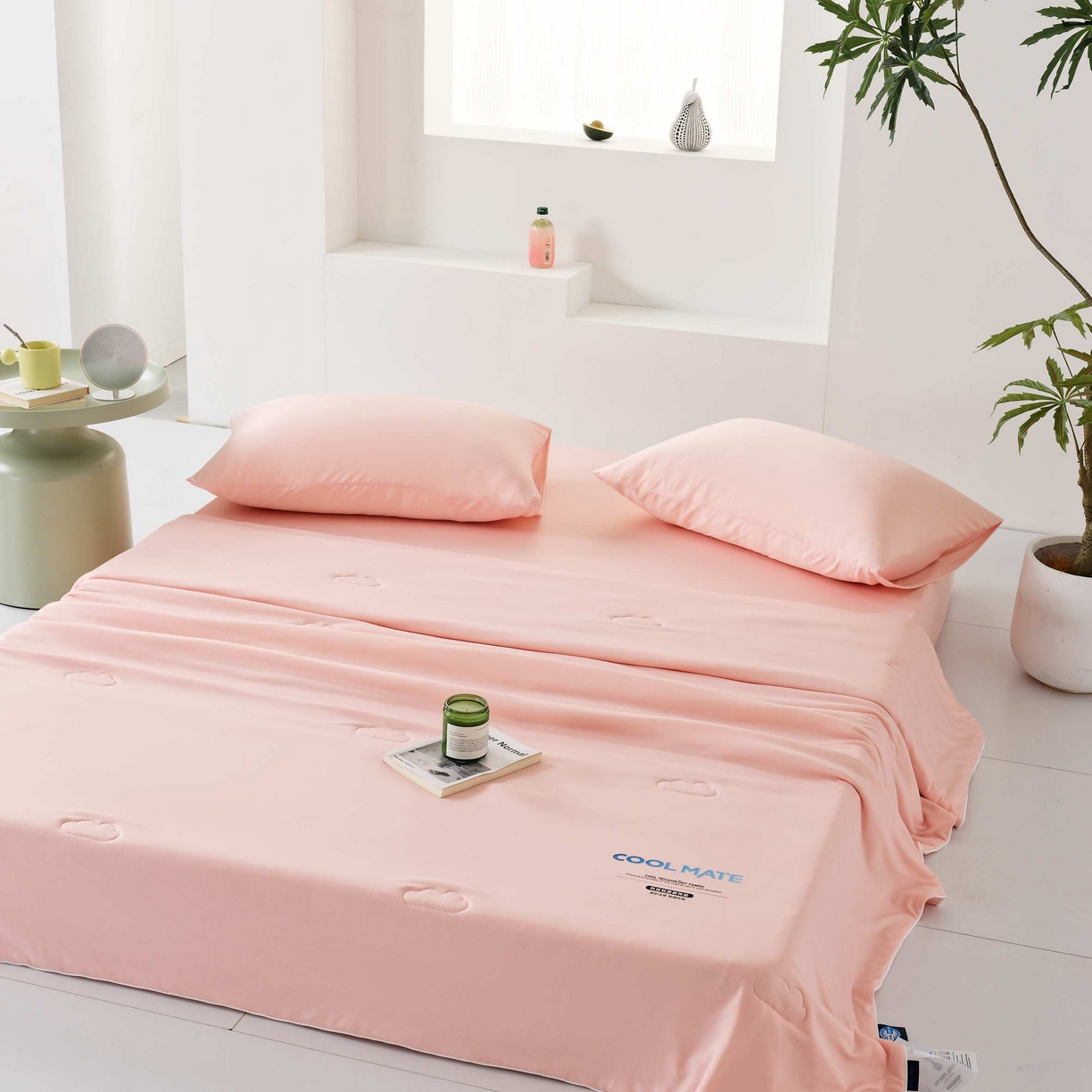 LADYCOCO可可家居 2025新款PE冰锦丝语夏凉被 清凉粉