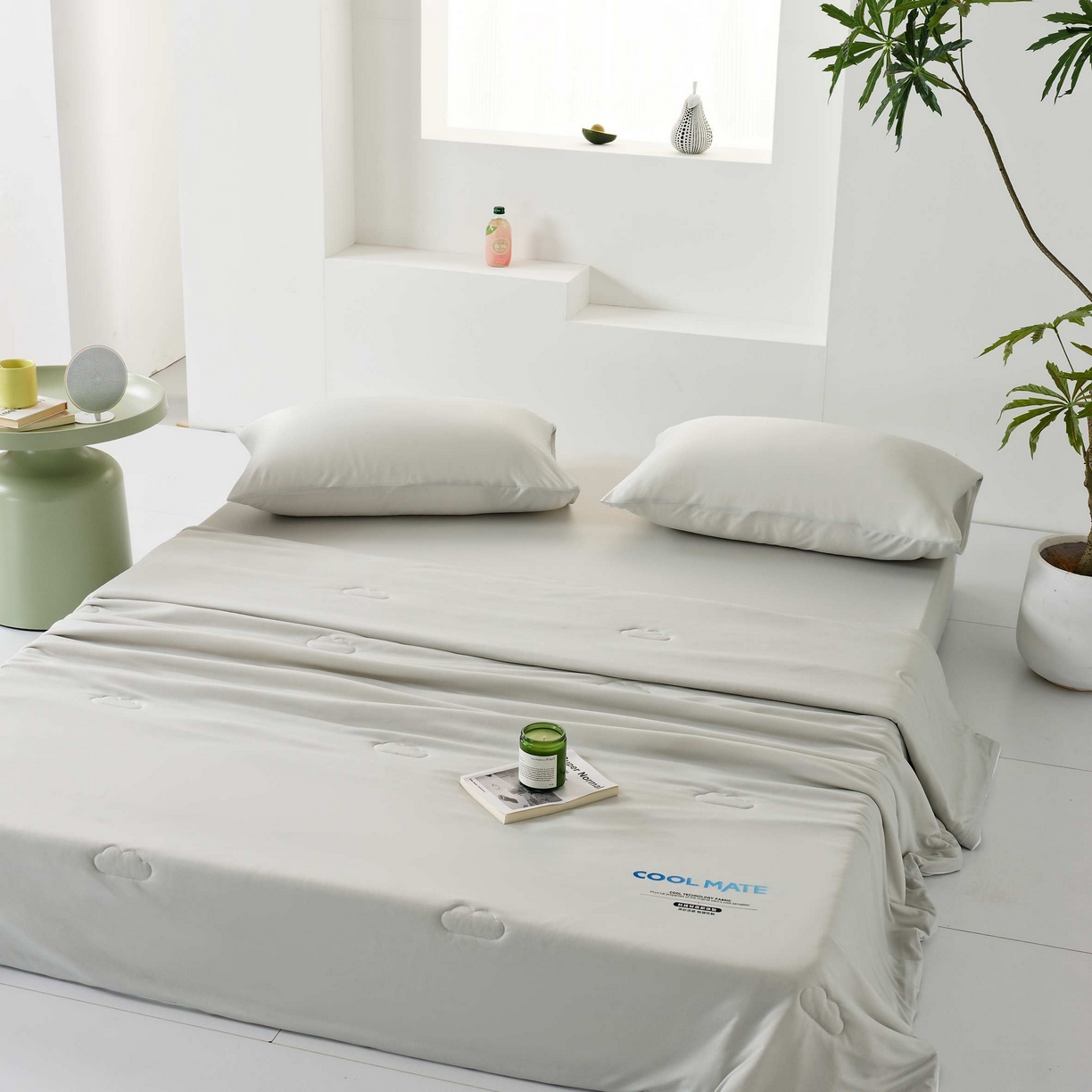 LADYCOCO可可家居 2025新款PE冰锦丝语夏凉被 夏夜灰