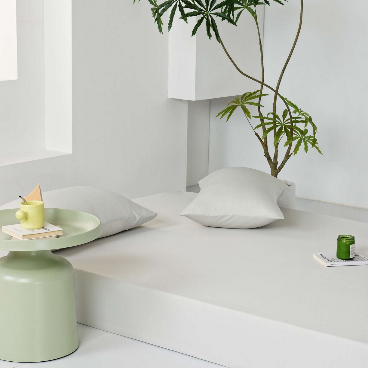 91家纺网 家纺一手货源 找家纺 LADYCOCO可可家居 2025新款PE冰锦丝语枕套 夏夜灰