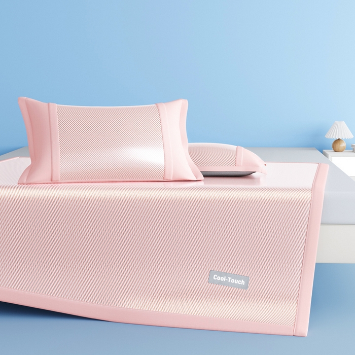 卡初家居（原微来） 2025新款A类轻柔丝织标凉感软席-夏梦系列 夏梦-淡雅粉