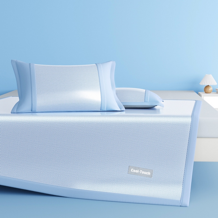 卡初家居（原微来） 2025新款A类轻柔丝织标凉感软席-夏梦系列 夏梦-高雅蓝