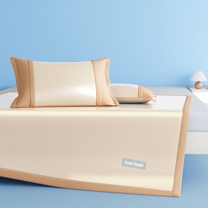 卡初家居（原微来） 2025新款A类轻柔丝织标凉感软席-夏梦系列 夏梦-时尚咖