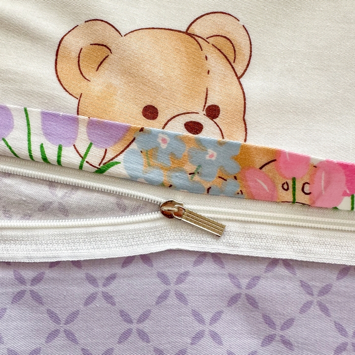 91家纺网 家纺一手货源 找家纺  （提供买家秀 爆款花型 不断货）2025新款单被套全棉印花单被套小清新简约系列单被套 可可熊