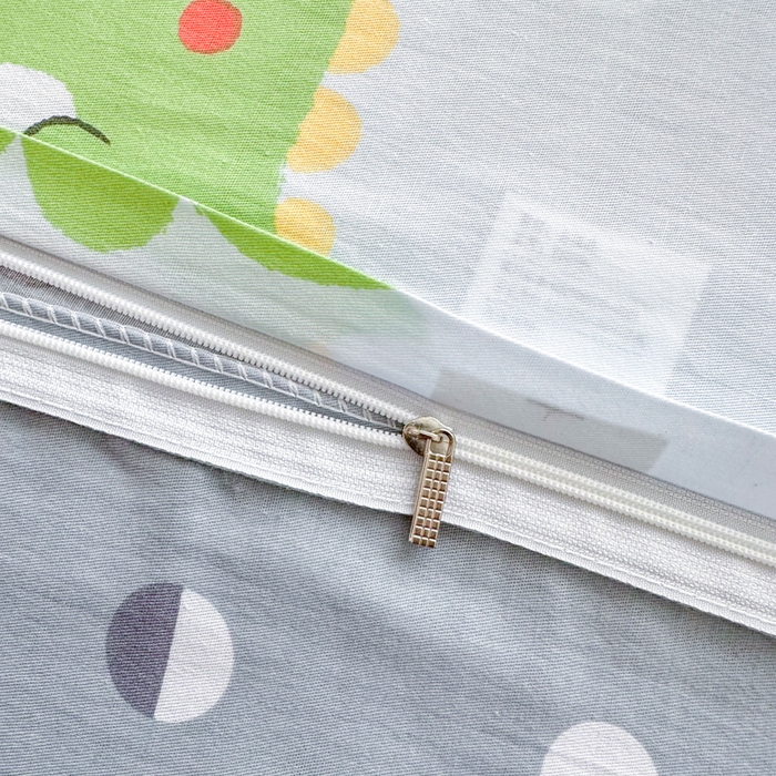 91家纺网 家纺一手货源 找家纺  （提供买家秀 爆款花型 不断货）2025新款单被套全棉印花单被套小清新简约系列单被套 萌恋小龙