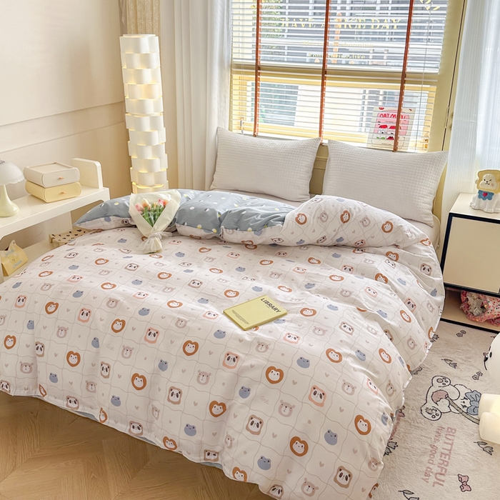 91家纺网 家纺一手货源 找家纺  （提供买家秀 爆款花型 不断货）2025新款单被套全棉印花单被套小清新简约系列单被套 奇妙世界