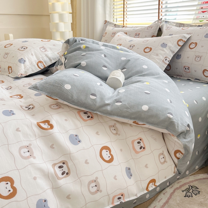 91家纺网 家纺一手货源 找家纺  （提供买家秀 爆款花型 不断货）2025新款单被套全棉印花单被套小清新简约系列单被套 奇妙世界