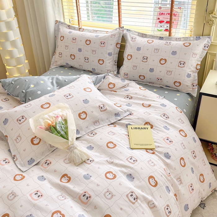 91家纺网 家纺一手货源 找家纺  （提供买家秀 爆款花型 不断货）2025新款单被套全棉印花单被套小清新简约系列单被套 奇妙世界