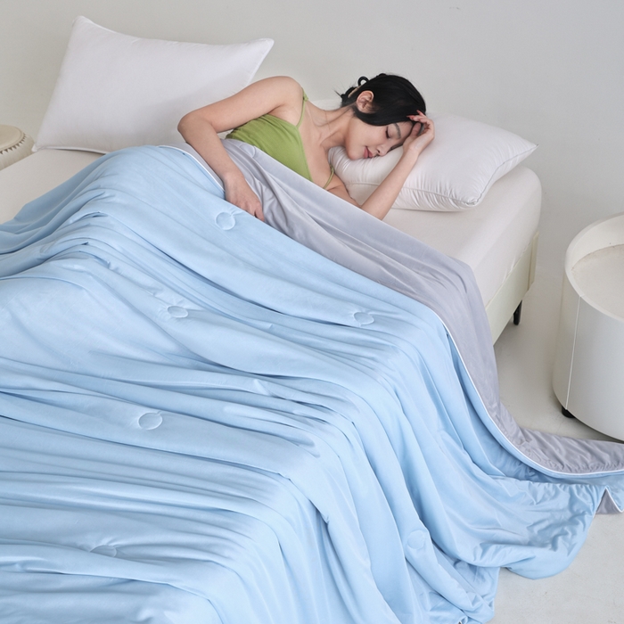 91家纺网 家纺一手货源 找家纺 （总）金帛坊 2025新款凉感丝氨纶夏被夏凉被空调被