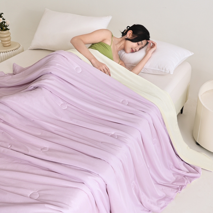 91家纺网 家纺一手货源 找家纺 （总）金帛坊 2025新款凉感丝氨纶夏被夏凉被空调被