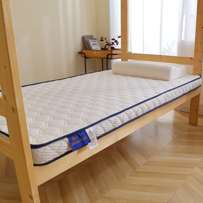 91家纺网 家纺一手货源 找家纺 苏赫床垫 2024新款A类针织透气网乳胶床垫-小床上下铺款 白色-厚度5cm