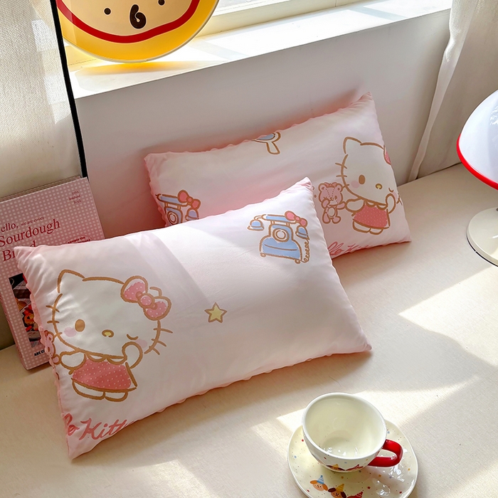 91家纺网 家纺一手货源 找家纺 希诺家居 2025春夏新款凉感丝豆豆枕三丽鸥凉感枕头可拆洗豆豆枕儿童枕幼儿园枕头直播引流赠品 豆豆枕-电话kt