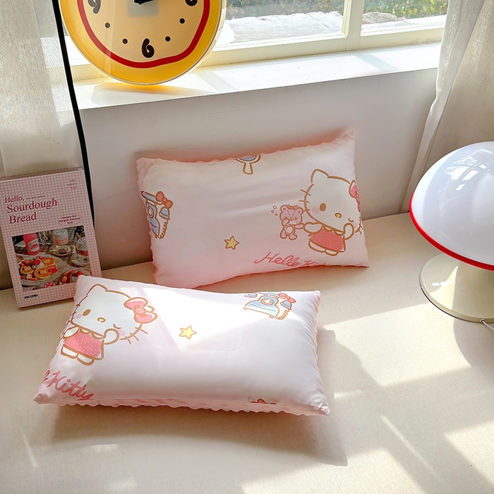 91家纺网 家纺一手货源 找家纺 希诺家居 2025春夏新款凉感丝豆豆枕三丽鸥凉感枕头可拆洗豆豆枕儿童枕幼儿园枕头直播引流赠品 豆豆枕-电话kt