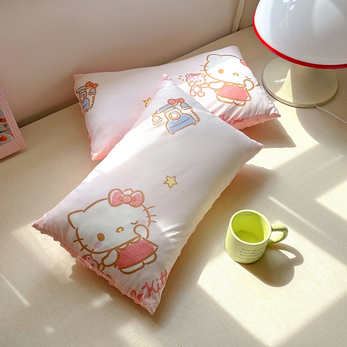 91家纺网 家纺一手货源 找家纺 希诺家居 2025春夏新款凉感丝豆豆枕三丽鸥凉感枕头可拆洗豆豆枕儿童枕幼儿园枕头直播引流赠品 豆豆枕-电话kt