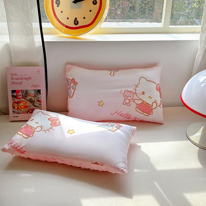 91家纺网 家纺一手货源 找家纺 希诺家居 2025春夏新款凉感丝豆豆枕三丽鸥凉感枕头可拆洗豆豆枕儿童枕幼儿园枕头直播引流赠品 豆豆枕-电话kt