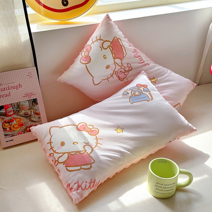 91家纺网 家纺一手货源 找家纺 希诺家居 2025春夏新款凉感丝豆豆枕三丽鸥凉感枕头可拆洗豆豆枕儿童枕幼儿园枕头直播引流赠品 豆豆枕-电话kt