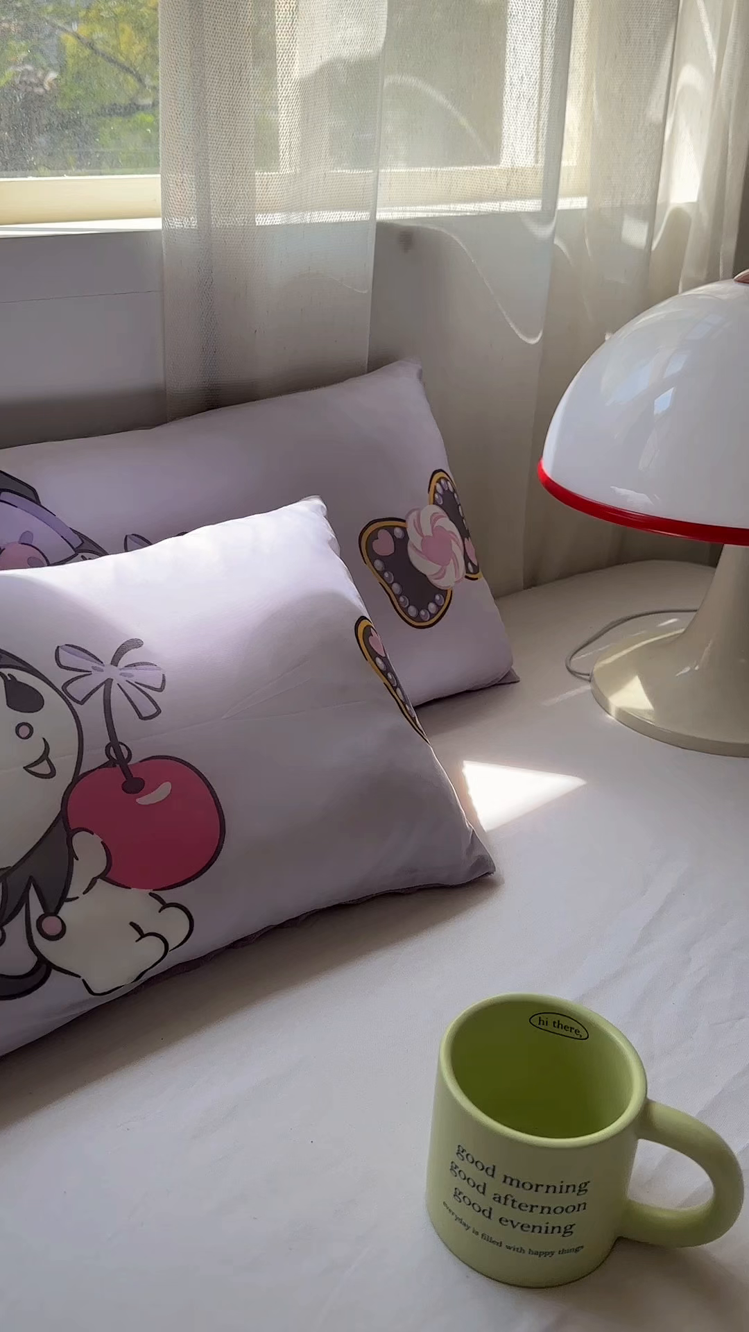 91家纺网 家纺一手货源 找家纺 希诺家居 2025春夏新款凉感丝豆豆枕三丽鸥凉感枕头可拆洗豆豆枕儿童枕幼儿园枕头直播引流赠品 豆豆枕-苹果库洛米