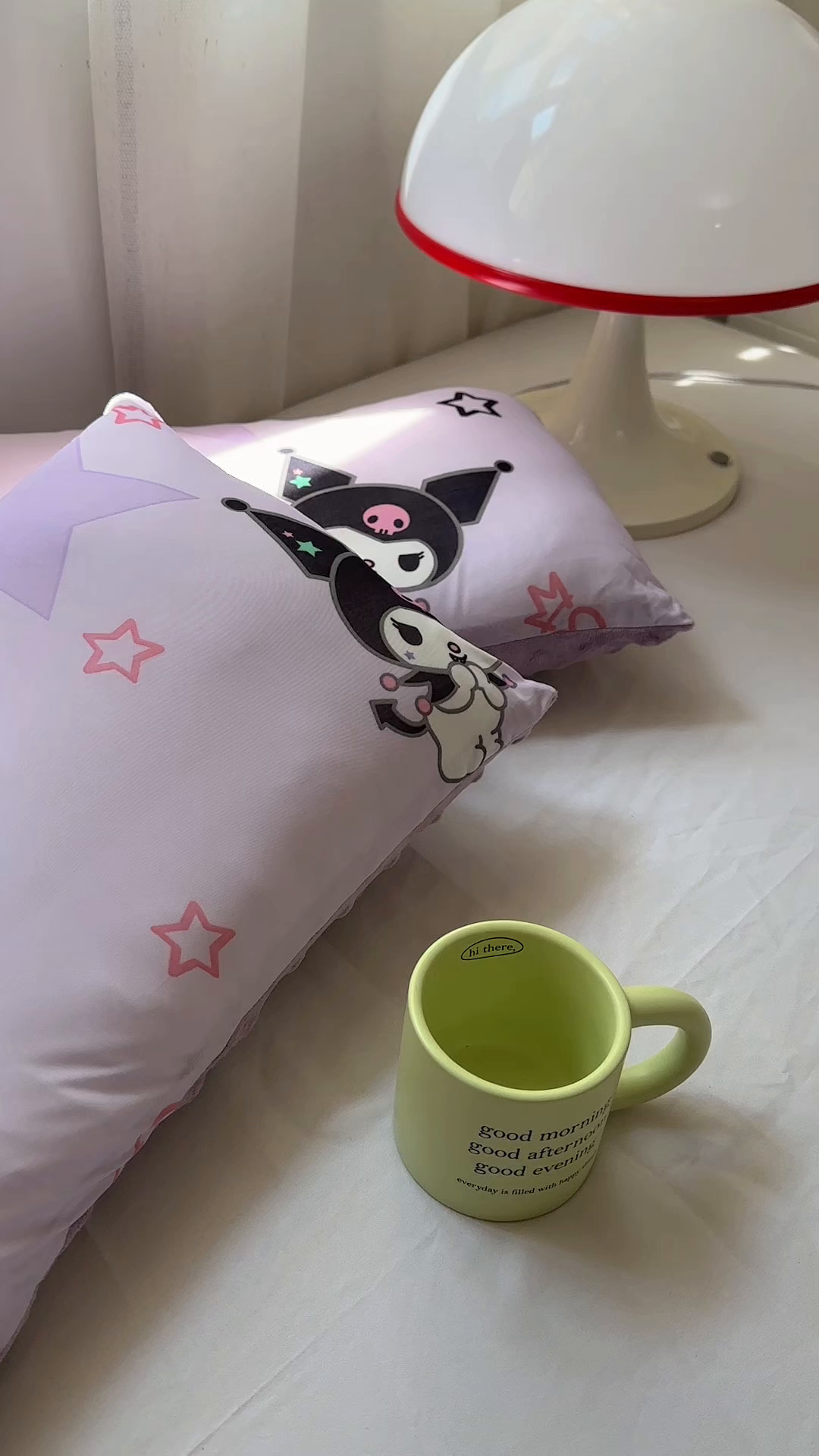 91家纺网 家纺一手货源 找家纺 希诺家居 2025春夏新款凉感丝豆豆枕三丽鸥凉感枕头可拆洗豆豆枕儿童枕幼儿园枕头直播引流赠品 豆豆枕-星星库洛米