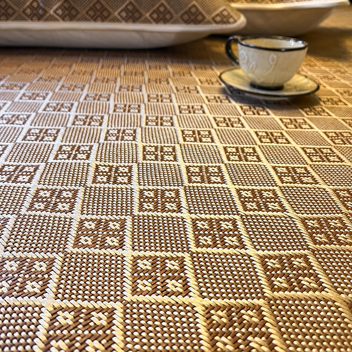 91家纺网 家纺一手货源 找家纺 （总）网红馆 2025新款花边冰藤席凉席-夏之语床笠款