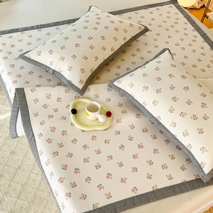 91家纺网 家纺一手货源 找家纺 （总）源舍家纺 2025新款冰豆豆斜纹数码印花席