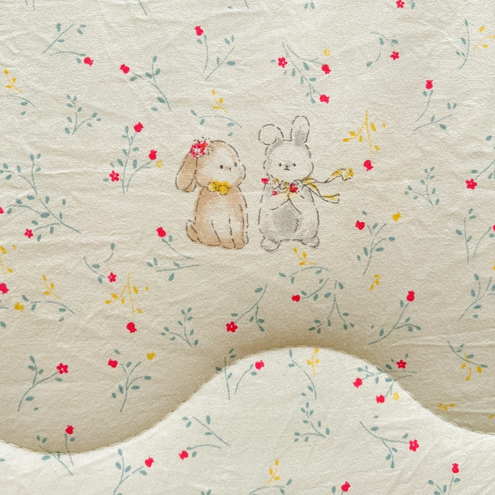 91家纺网 家纺一手货源 找家纺 玉海棠家纺 2025新款水洗皱皱纱印花夏被 被子被芯 单恋小兔