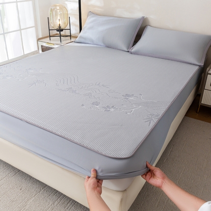 91家纺网 家纺一手货源 找家纺 （总）宜派家纺 2025新款PE凉感席直角床笠款三件套