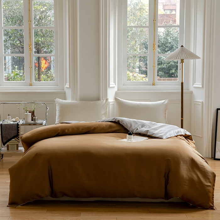 91家纺网 家纺一手货源 找家纺 （总）咏绒家纺工厂店 2025新款60支奥地利兰精天丝单品系列--单被套