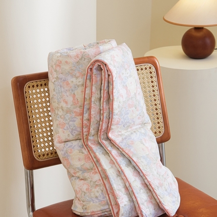 U被家纺 2025新款全棉双层纱夏凉被茶歇系列 暖阳绿意