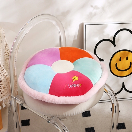 91家纺网 家纺一手货源 找家纺 （总）永光家居 2025新款五彩坐垫椅垫办公室榻榻米坐垫