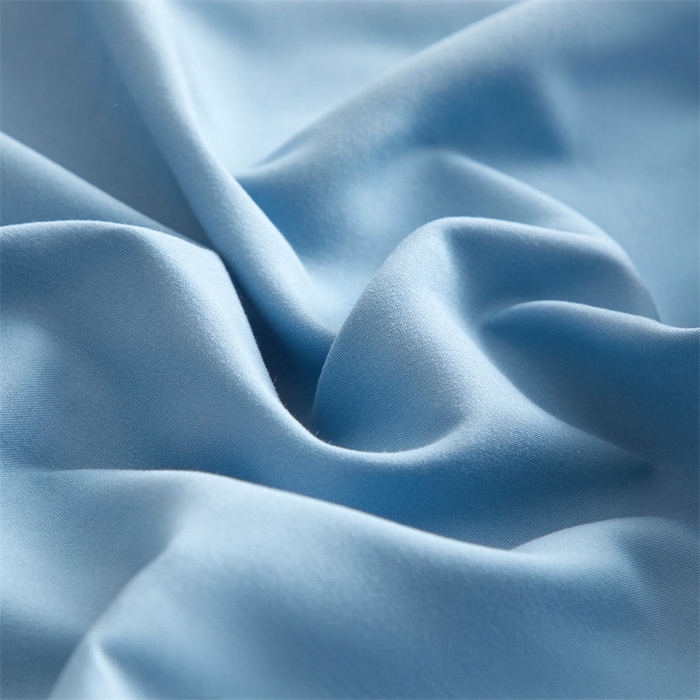 91家纺网 家纺一手货源 找家纺 佳宇轩 2025新款亲肤水洗棉刺绣四件套系列 蜜羽-湖蓝