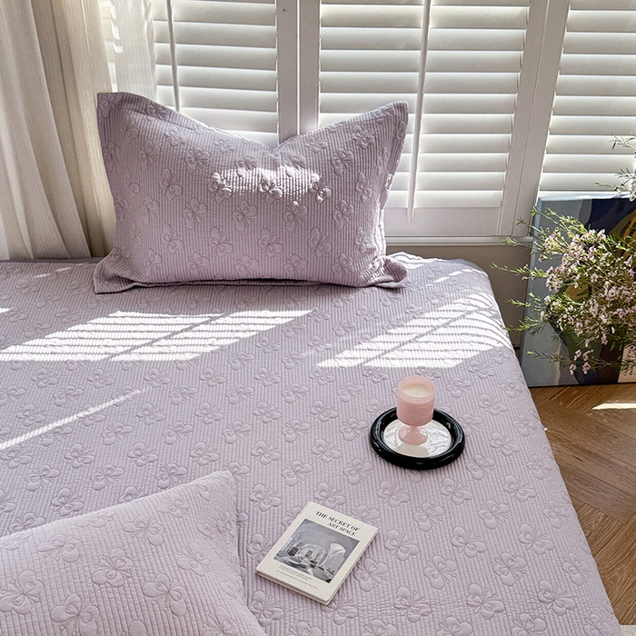 91家纺网 家纺一手货源 找家纺 琳可家居 花开蝶自来系列双面再生纤维素纤维床盖高温水洗两面可用 花开蝶自来-紫