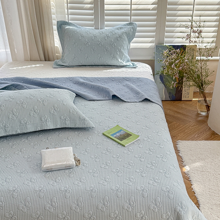 91家纺网 家纺一手货源 找家纺 琳可家居 花开蝶自来系列双面再生纤维素纤维床盖高温水洗两面可用 花开蝶自来-兰