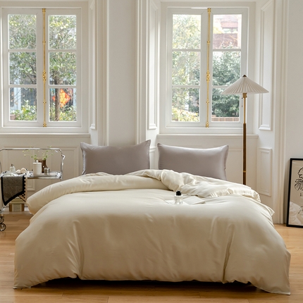 91家纺网 家纺一手货源 找家纺 （总）咏绒家纺工厂店 2025新款60支奥地利兰精天丝单品系列--单被套