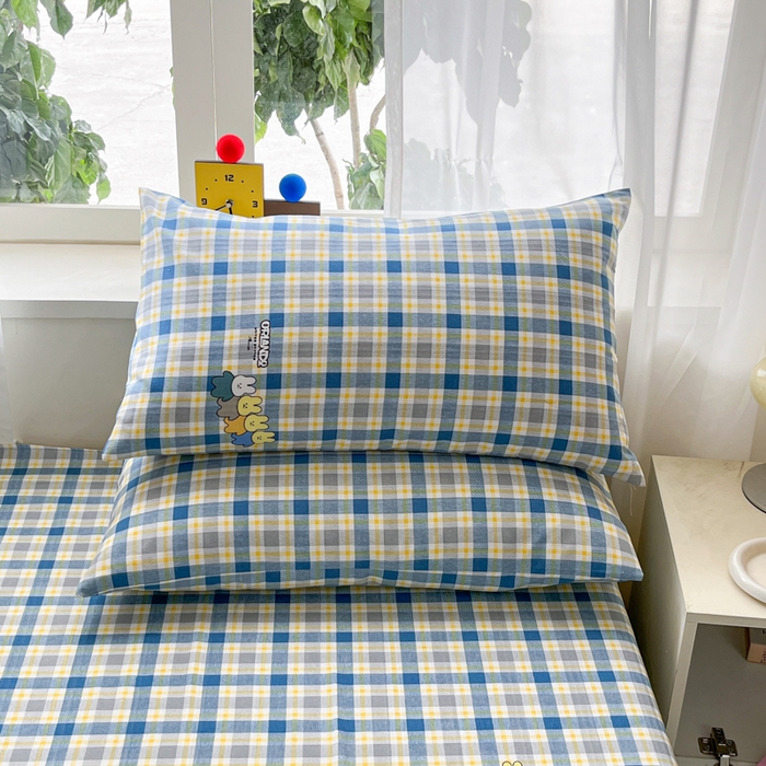 91家纺网 家纺一手货源 找家纺 （总）（总）  莱通2025新款原棉老粗布单枕套