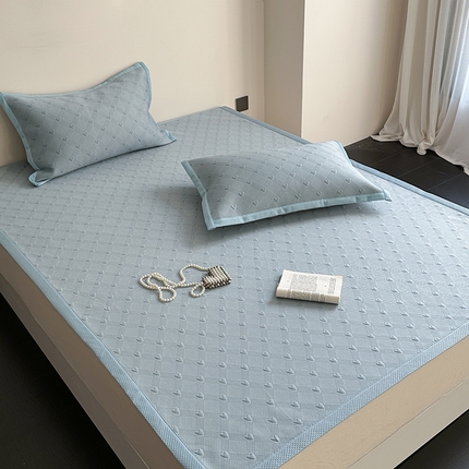 麦伦家居 2025新款3D凉豆豆凉席系列（爱豆、甜梦） 爱豆-蓝