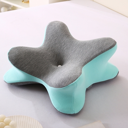 91家纺网 家纺一手货源 找家纺 （总）永光家居 新款花瓣学生 办公室午睡枕 午休枕头记忆棉【YG2572】