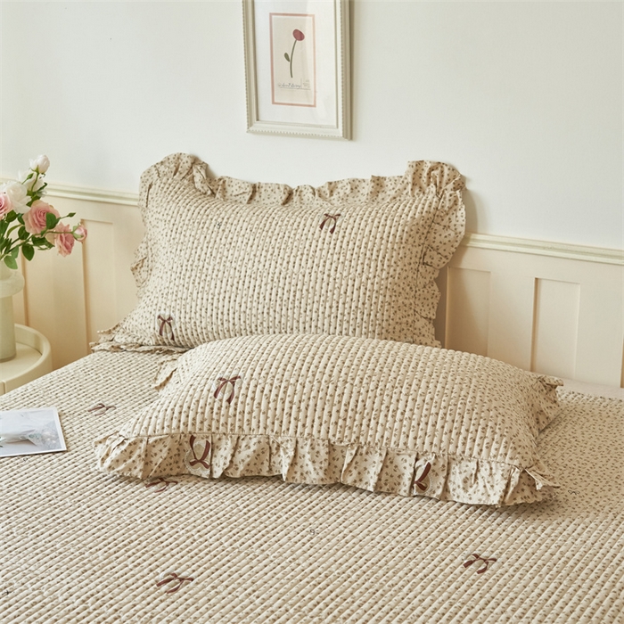 91家纺网 家纺一手货源 找家纺 恒爱家纺 2024新款全棉甜美少女单床盖 笑语嫣然