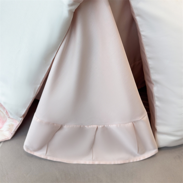 91家纺网 家纺一手货源 找家纺 （总）绒棉世家 2025新款100支贡缎50双股刺绣长绒棉四件套-欧若拉系列 