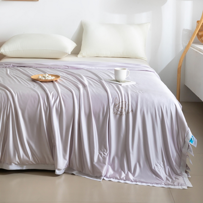 91家纺网 家纺一手货源 找家纺 （总）野马寝具跨境电商专供 2025新款森氧冰蚕蚕丝被