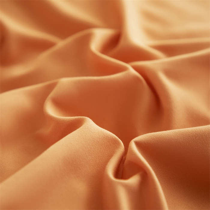 91家纺网 家纺一手货源 找家纺 佳宇轩 2025新款亲肤水洗棉刺绣四件套系列 蜜羽-橘黄