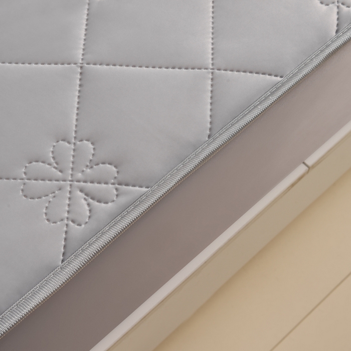 91家纺网 家纺一手货源 找家纺 2025新款清凉舒适凉感丝夏被四件套 绅士灰