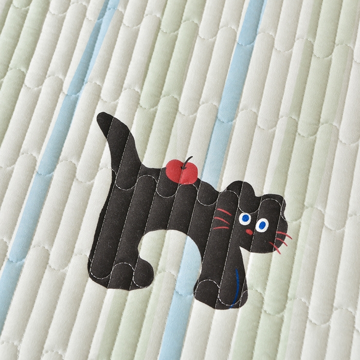 91家纺网 家纺一手货源 找家纺 床笠人家 2025新款亲肤双面磨毛夹棉床盖 艾尚