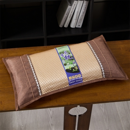 91家纺网 家纺一手货源 找家纺 （总）仁宇枕业 2025新款冰丝凉感枕国风万字文系列花草荞麦枕头荞麦枕芯