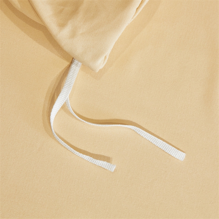 91家纺网 家纺一手货源 找家纺 佳宇轩 2025新款亲肤水洗棉刺绣四件套系列 简约时代-黄色