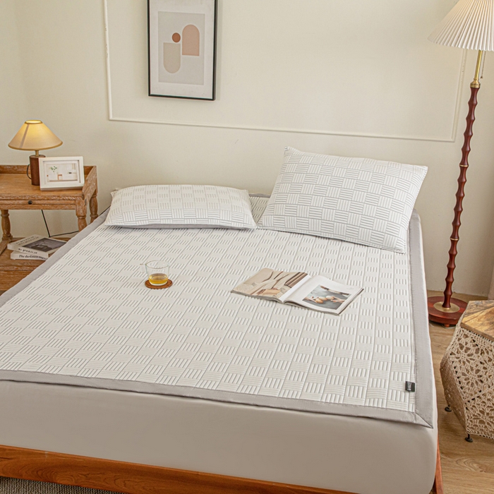 91家纺网 家纺一手货源 找家纺 （总）野马寝具跨境电商专供 2025新款高分子冰感垫软凉席