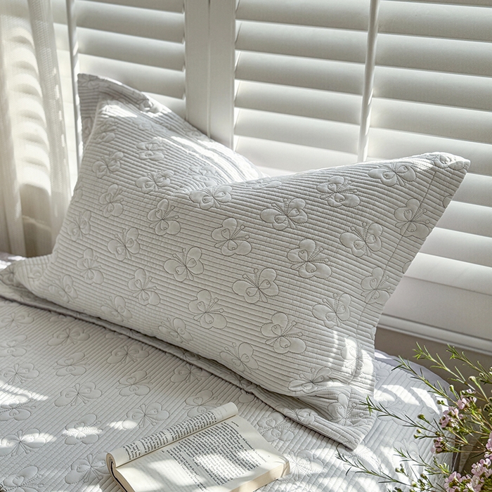 91家纺网 家纺一手货源 找家纺 （总）琳可家居 花开蝶自来系列双面再生纤维素纤维床盖高温水洗两面可用