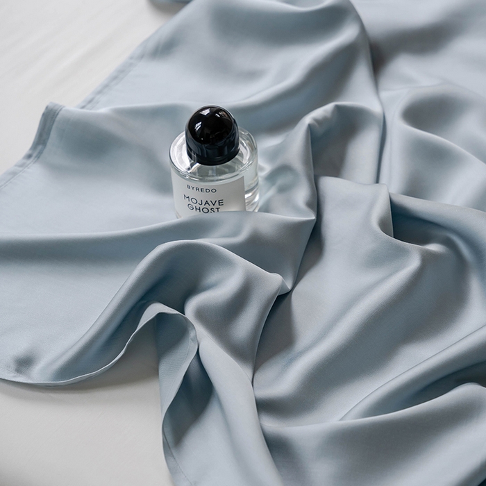 91家纺网 家纺一手货源 找家纺 咏绒家纺工厂店 2025新款60S奥地利兰精天丝轻奢系列-单床单 冰川灰