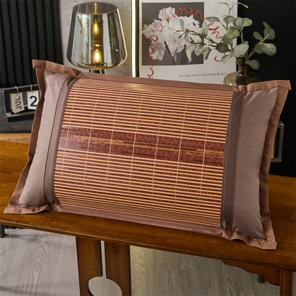 91家纺网 家纺一手货源 找家纺 （总）仁宇枕业 2025新款天然凉席竹席单枕套荞麦枕头枕芯