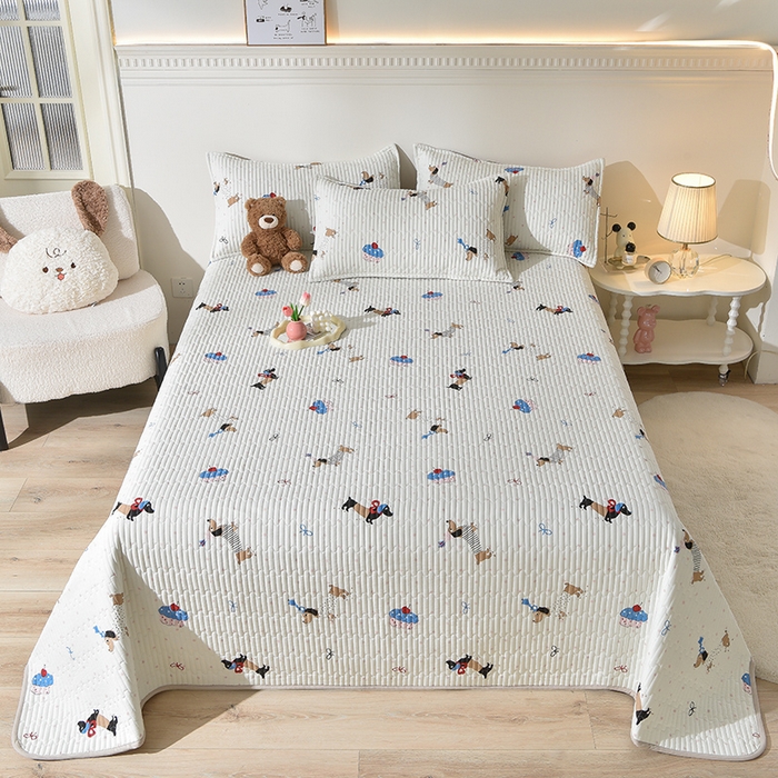 91家纺网 家纺一手货源 找家纺 （总）床笠人家 2025新款亲肤双面磨毛夹棉床盖